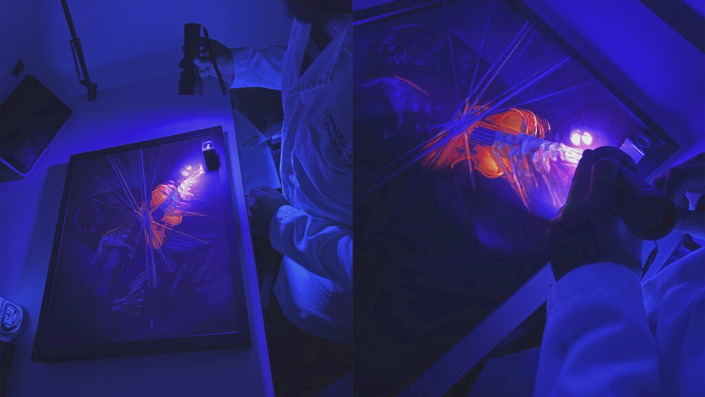 Perito Marcel Mendoza en su estudio