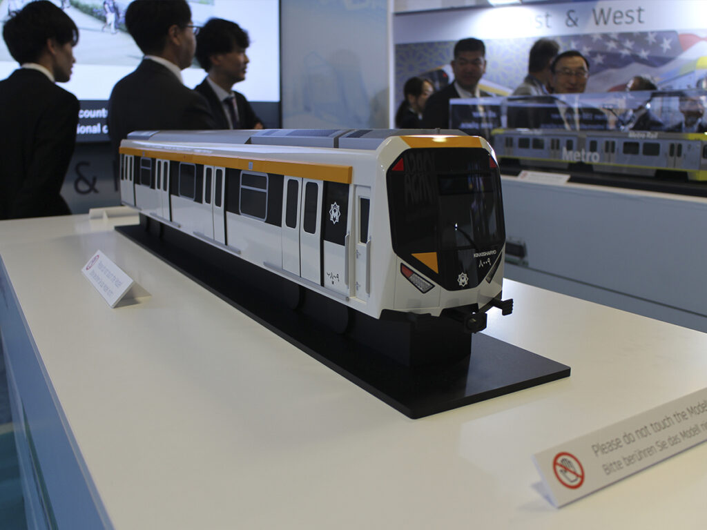 Tren de Hiroshima en maqueta