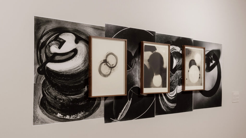 Parte de la muestra Fusiones Fusiones y la relación del cine con el muralismo de Siqueiros.