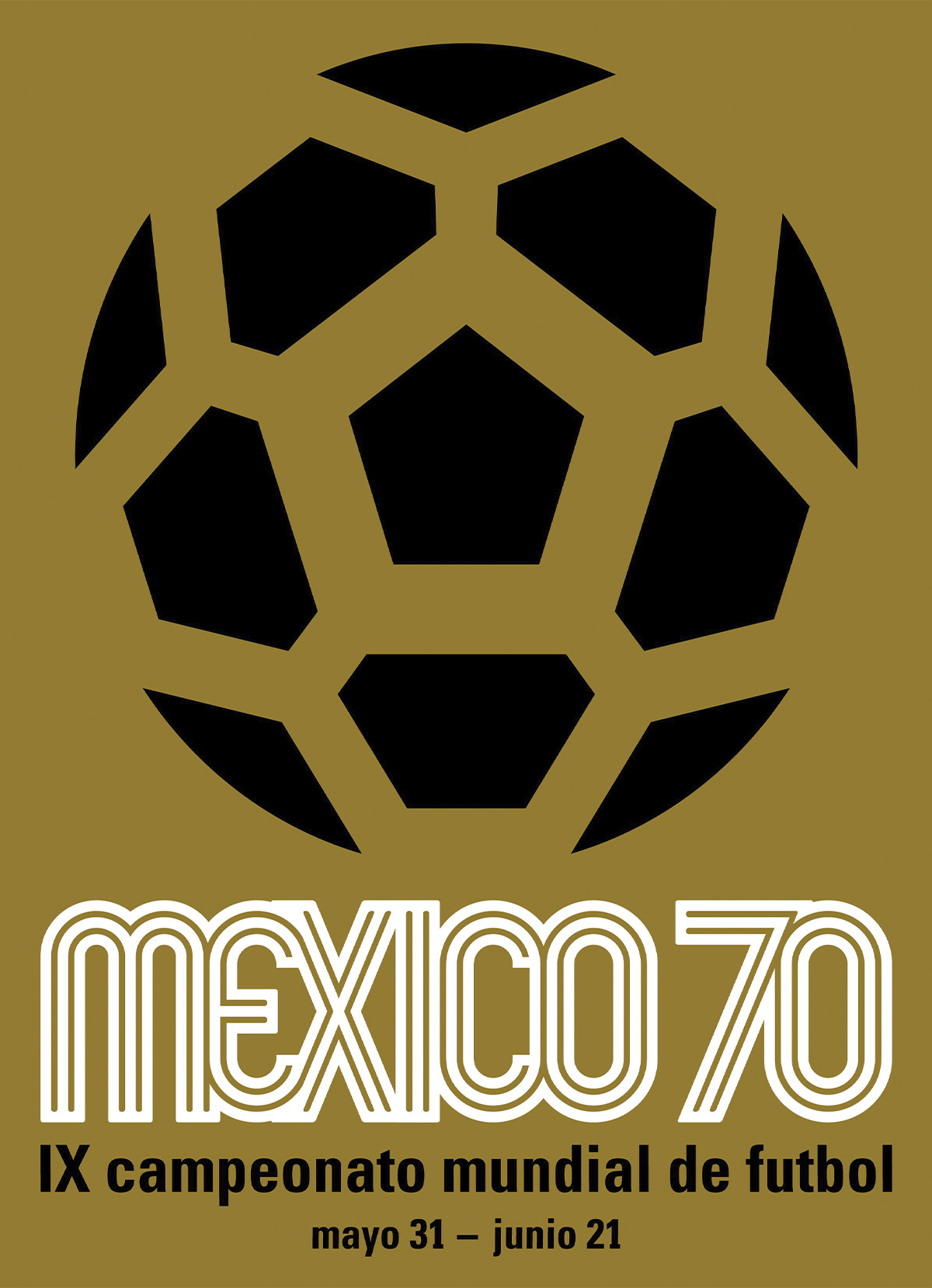 Poster del Mundial México 70