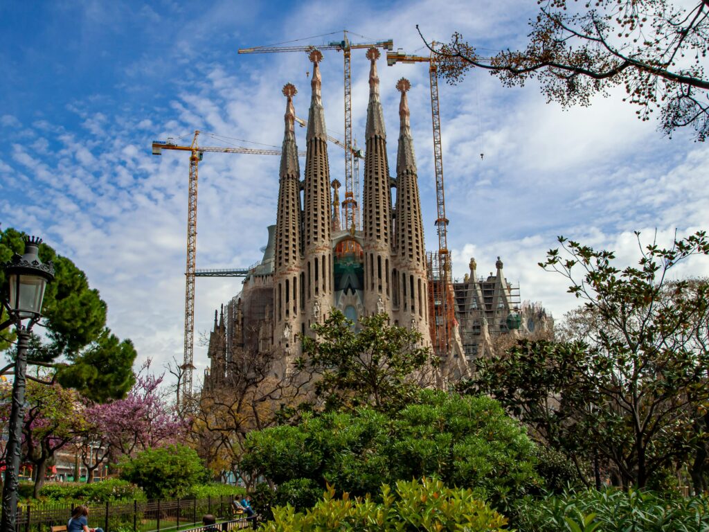 La sagrada familia en Barcelona
