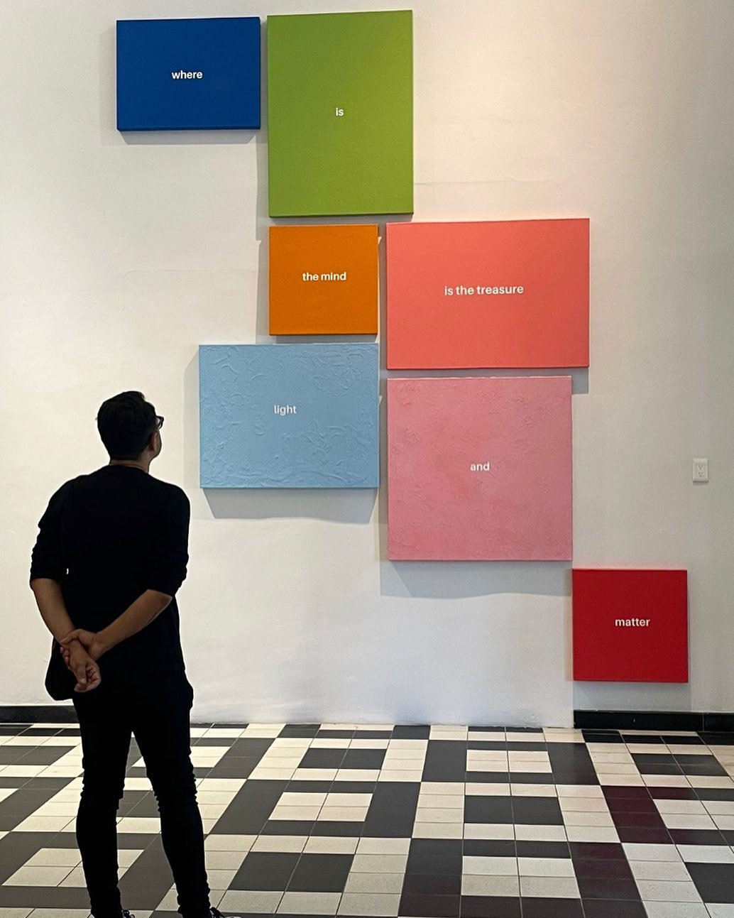 The energy that moves everything, 2023, Omar Guerra. Acrilic on canvas, variable measures, as Part of INFINIDAD INTELIGENTE