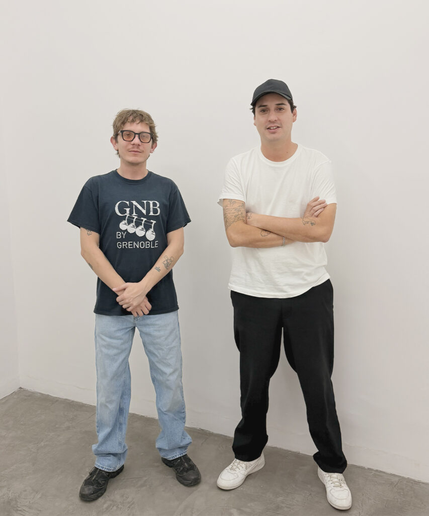 Paul Earle y Álvaro Lópéz, fundadores de la galería General Expenses.