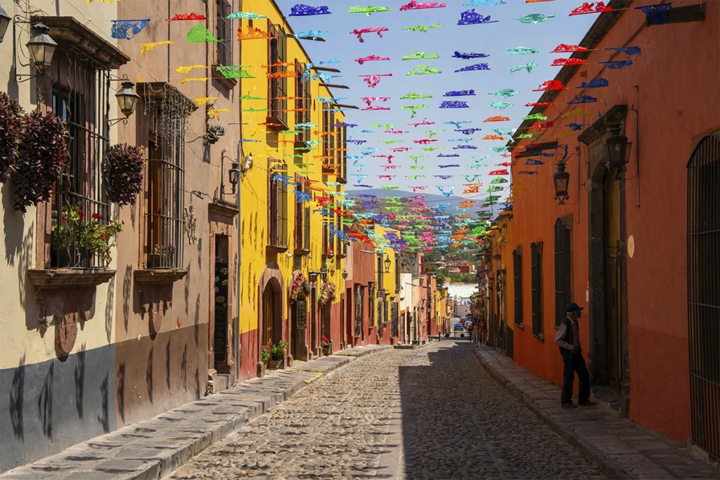 Las calles de San Miguel de Allende.
