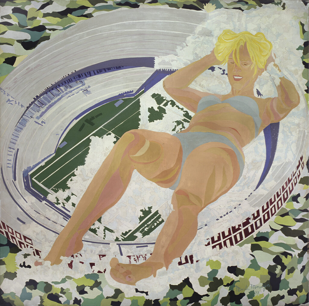 Marta Minujín en Fútbol y arte en Museo Jumex