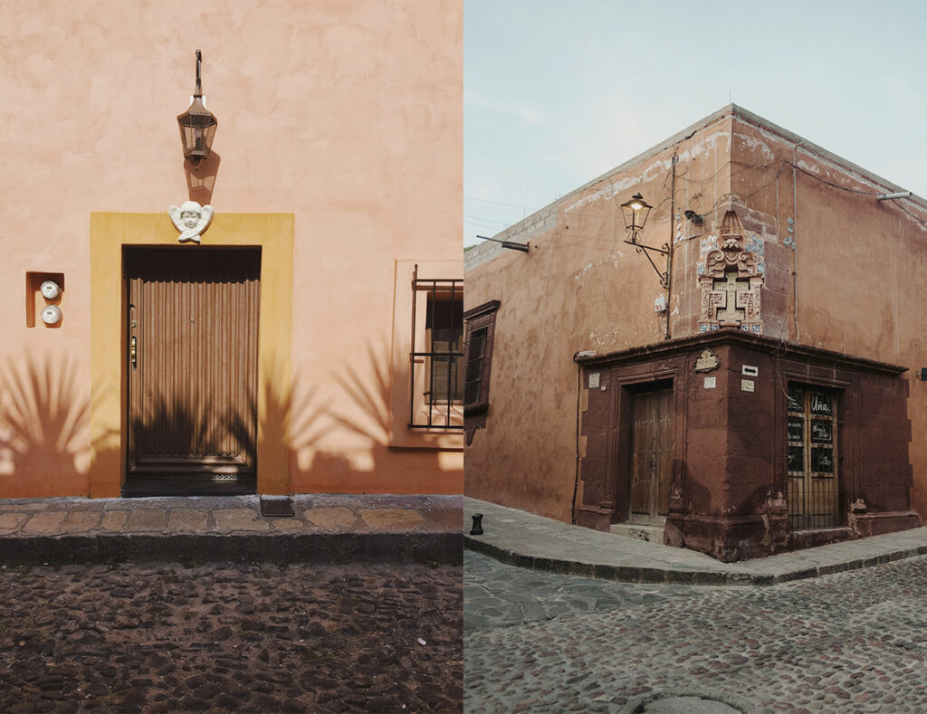 San Miguel de Allende está lleno de fachadas históricas.