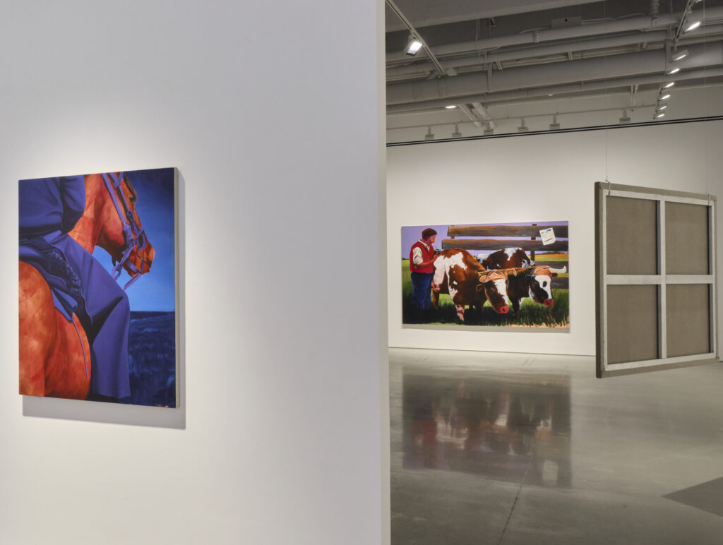 Vista de instalación de The Office of Inter-American Affairs Presents, de Ana Segovia, en kurimanzutto Nueva York.