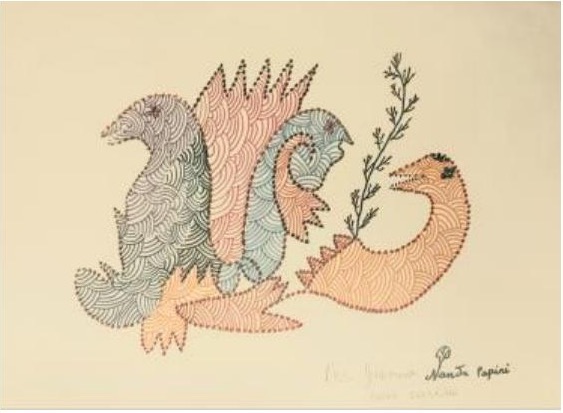 Imagen de la hoja de sala de Postismo, Galería Guillermo de Osma, 2026.