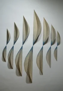 Obra de Entre lo visible y lo latente, de María Oriza, reproducida por Blanca Berlín.